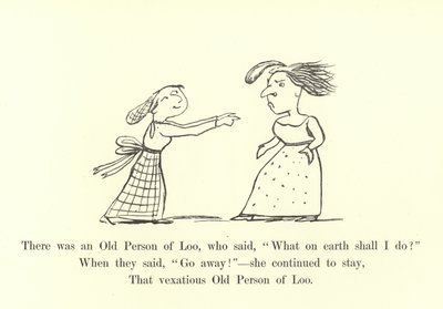 Il y avait une vieille personne de Loo, qui disait, Que dois-je faire - Edward Lear