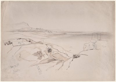 Vue de Sciacca, en Sicile - Edward Lear