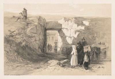 Vues de Rome et de ses environs : Porte antique d