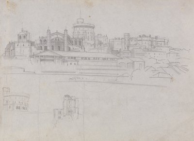 Le château de Windsor - Edward Lear