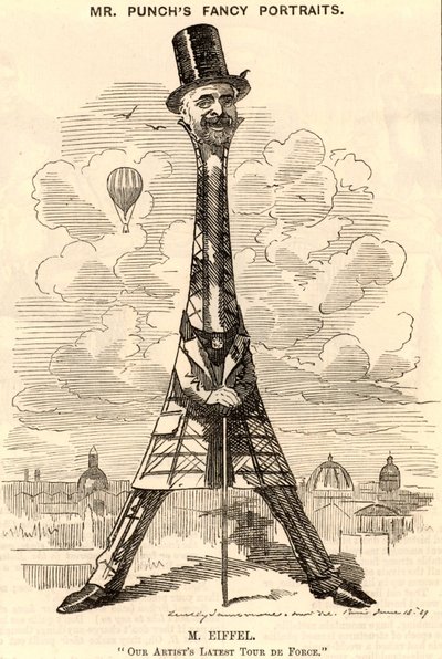 Alexandre Gustave Eiffel (1832-1923) ingénieur civil français - Edward Linley Sambourne