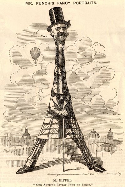 Caricature de Gustave Eiffel - Edward Linley Sambourne