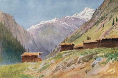 Vue sur la Vallée de Gurais, depuis le Village de Dudhgai - Edward Mary Joseph Molyneux