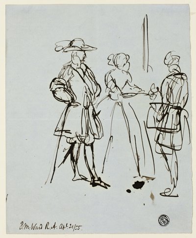 Trois figures - Edward Matthew Ward