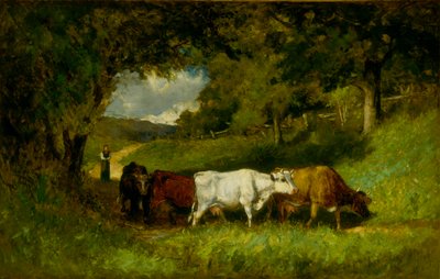 Ramener les vaches à la maison - Edward Mitchell Bannister