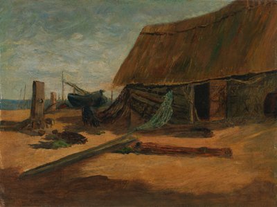 Cabanes de pêche - Edward Mitchell Bannister