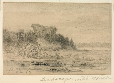 Paysage avec marais - Edward Mitchell Bannister