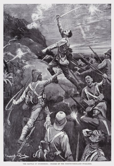 La bataille de Stormberg, charge des Northumberland Fusiliers - Edward Read