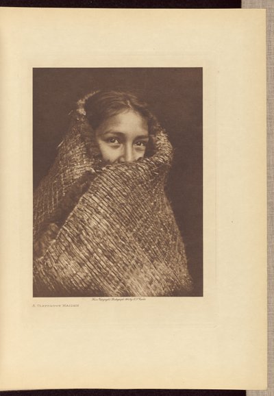 Une jeune fille de Clayoquot - Edward S. Curtis