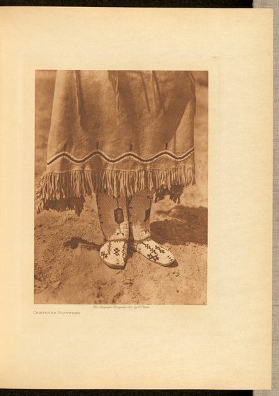 Chaussures cheyennes - Edward S. Curtis
