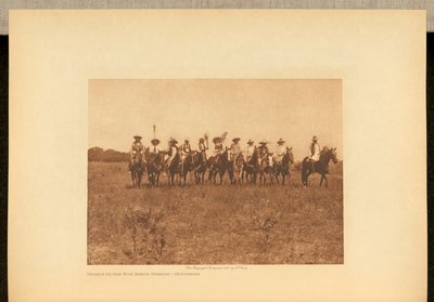 Parade de danse "Chiefs in the Sun" - Cheyenne - Edward S. Curtis