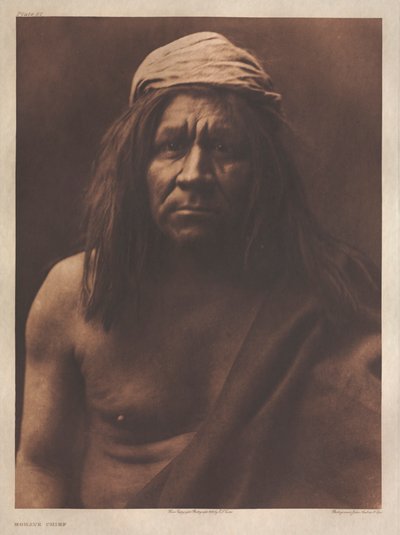 Portfolio II, planche 57 / Chef Mohave - Edward S. Curtis