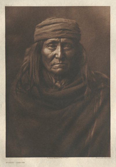 Portfolio I, planche 16 : Eskadi-Apache - Edward S. Curtis