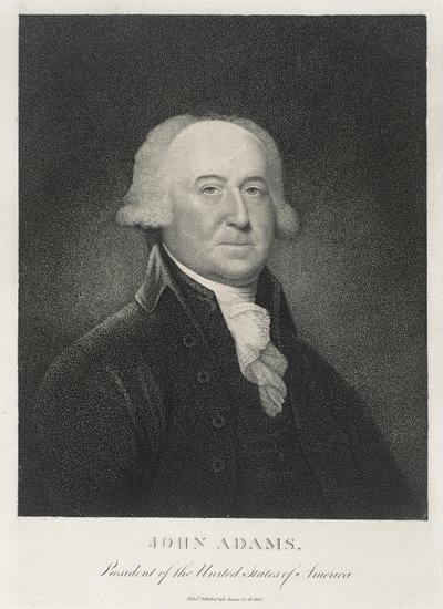 John Adams, deuxième président des États-Unis - Edward Savage