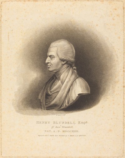 Henry Blundell - Edward Scriven after George Bullock