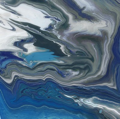 Flux de marbre bleu profond - Edward Selkirk