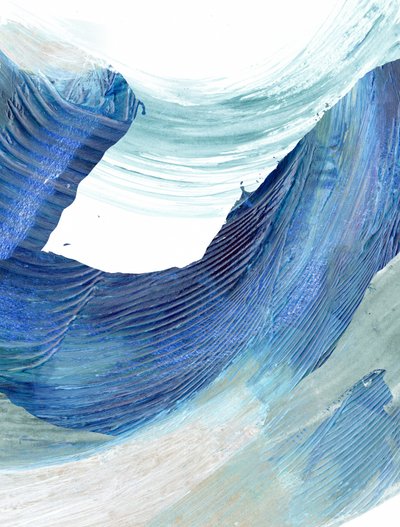 Vagues bleues ondulantes - Edward Selkirk