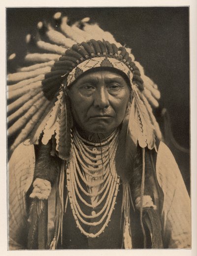 Chef amérindien des Nez-Percés - Edward Sheriff Curtis