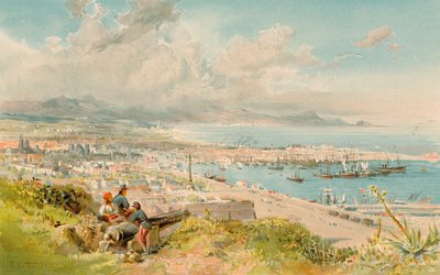 Barcelone, depuis Montjuich - Edward Theodore Compton