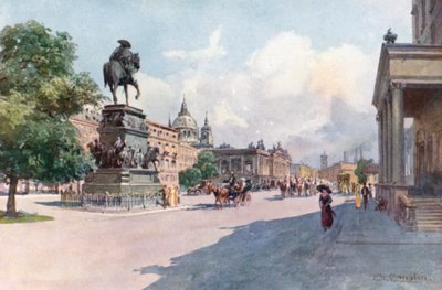 Berlin - Unter den Linden (litho couleur) - Edward Theodore Compton