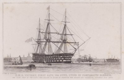 HMS Victory, premier rang - Edward William (after) Cooke
