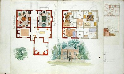 Conception proposée pour une maison - Edward William Godwin