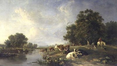 Paysage avec du Bétail - Edward Williams