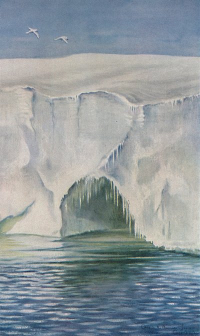 Grotte dans la Barrière, Cap Crozier, 4 janvier 1911, 1913 - Charles Edward Wilson
