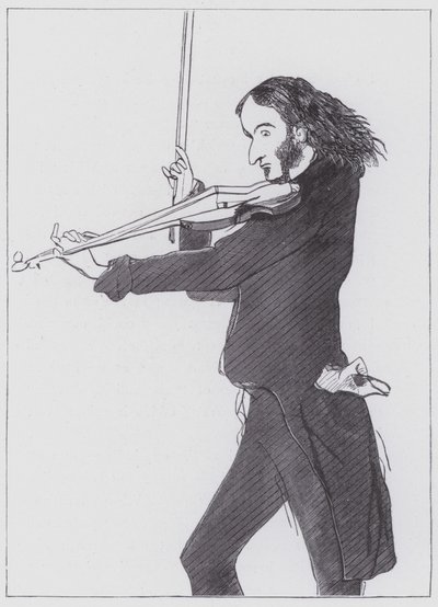 Nicolo Paganini - Edwin (after) Landseer