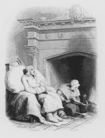 Shakespeare, Le Pantalon Maigre et Pantouflé (gravure) - Edwin (after) Landseer
