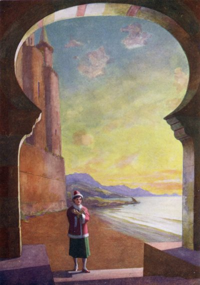 Au coucher du soleil, il entra dans le palais - Edwin Arthur Norbury