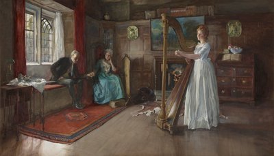 Une vieille chanson - Edwin Austin Abbey
