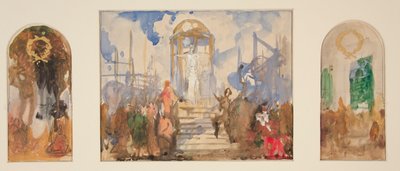Études de composition - Edwin Austin Abbey