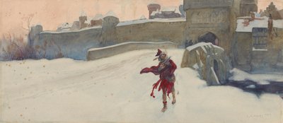 Étude de Composition pour - Edwin Austin Abbey