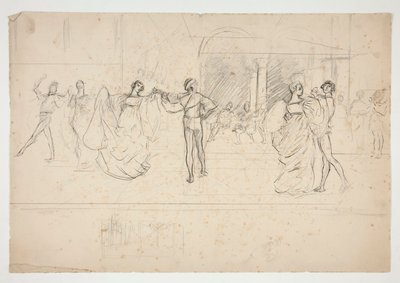 Étude de composition - Edwin Austin Abbey