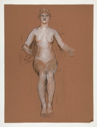 Première étude pour la figure du Génie de l