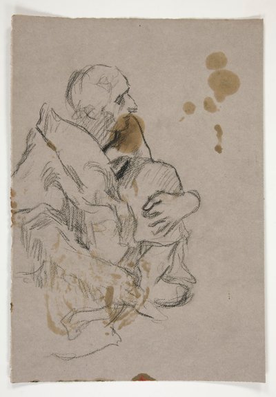 Étude de figure pour - Edwin Austin Abbey