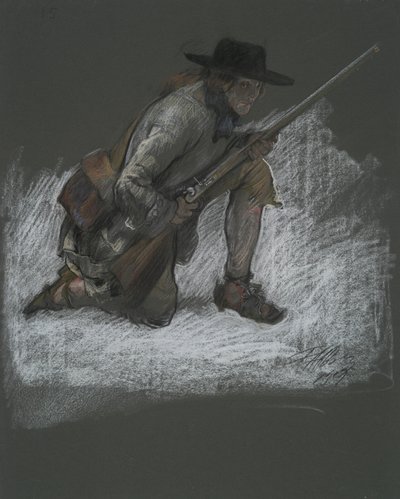 Étude de figure pour - Edwin Austin Abbey