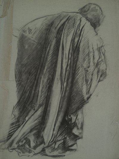 Étude de figure pour Galahad - Edwin Austin Abbey