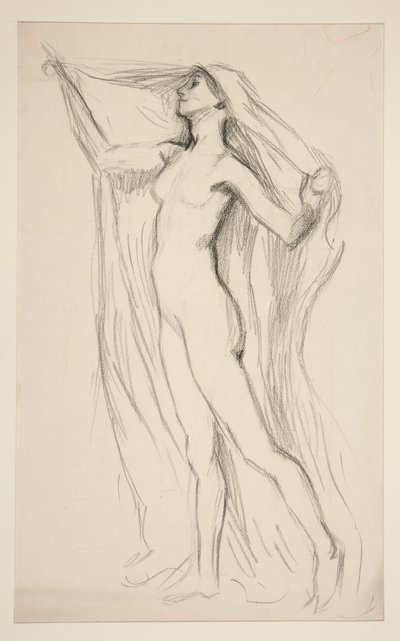 Étude de figure pour une fresque au Capitole de l