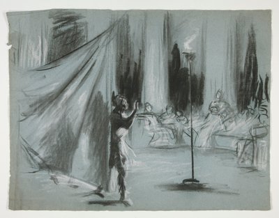 Figures dans un hall - Edwin Austin Abbey