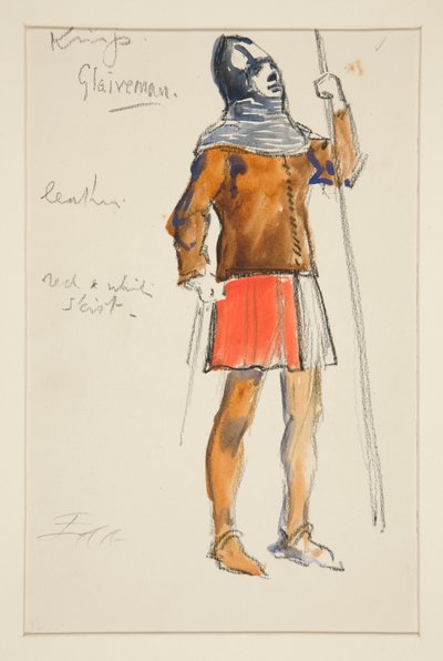 Esquisse de Costume pour Henry Irving - Edwin Austin Abbey