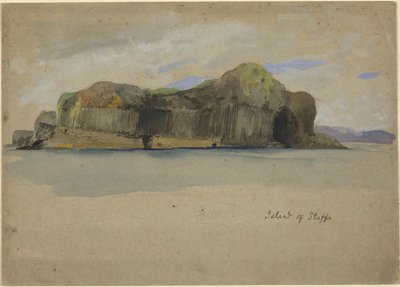 Île de Staffa - Edwin Austin Abbey