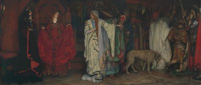 Le Roi Lear, Acte I, Scène I - Edwin Austin Abbey
