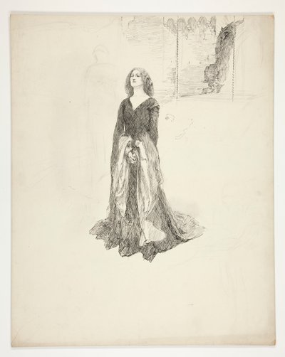 Dame aux mains jointes, de Richard II - Edwin Austin Abbey