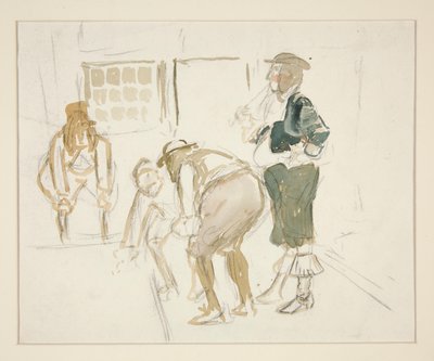 Étude probable pour - Edwin Austin Abbey