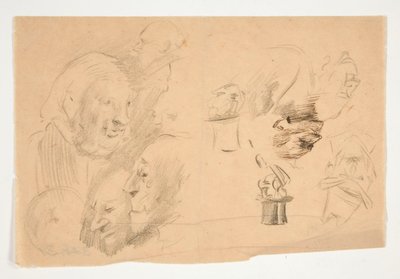Feuille de croquis - Edwin Austin Abbey