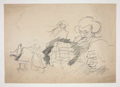 Feuille de croquis - Edwin Austin Abbey