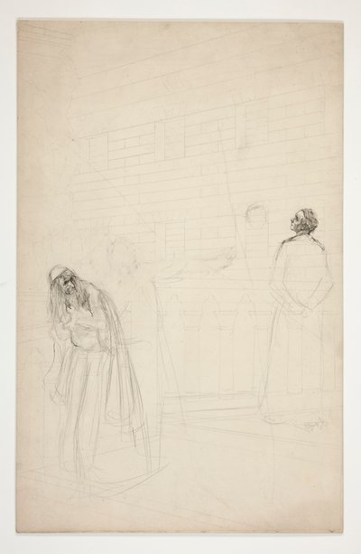 Shylock sur le pont - Acte I, Le Marchand de Venise - Edwin Austin Abbey