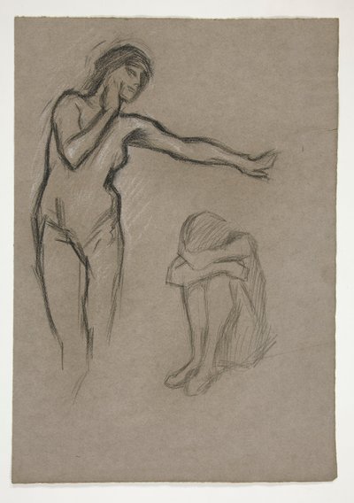 Esquisse de deux figures - Edwin Austin Abbey